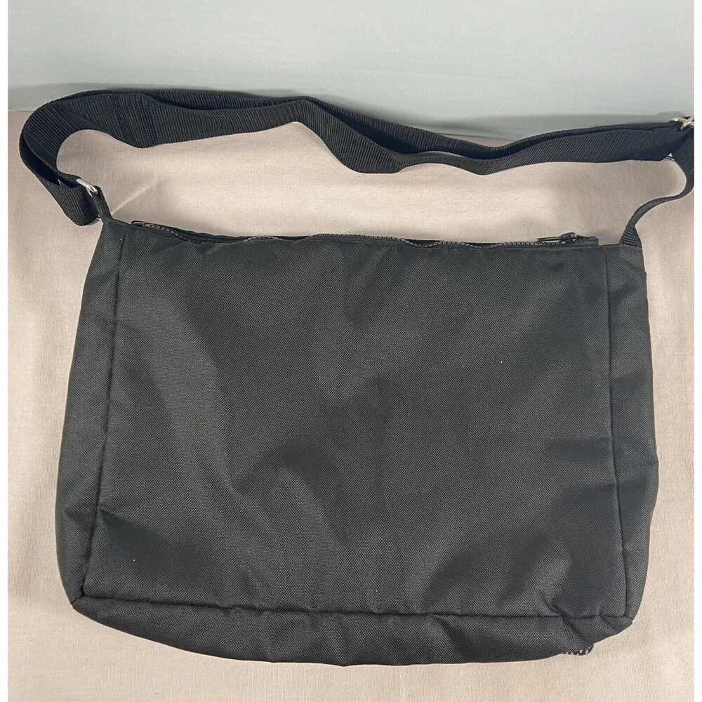 Thirty One- Black Computer Bag. Reversible Front